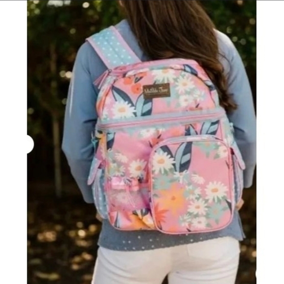 MATILDA JANE Girls Adorable Floral INSULATED BACKPACK - Picture 1 of 10